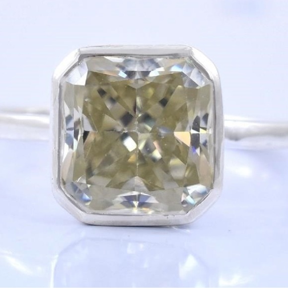 Moissanite Ring 3 Ct 925 Silver - Picture 14 of 14